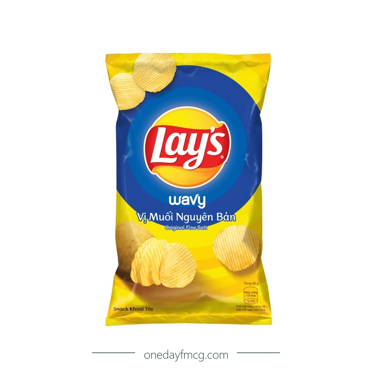 Lays Wavy Original Salt Flavored Potato Chips 56g